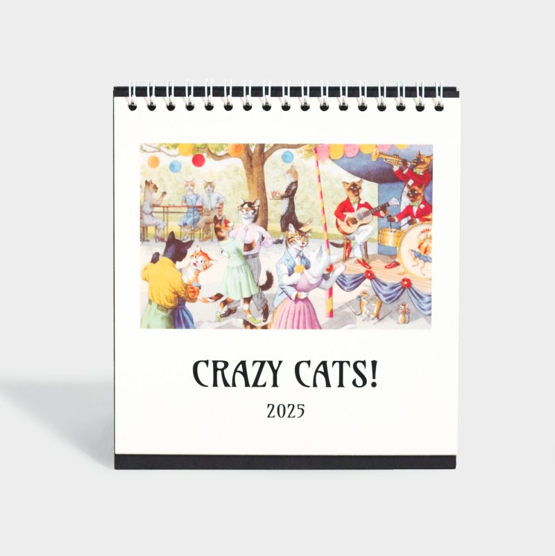 2025crazycatsdeskcalendar 1 final