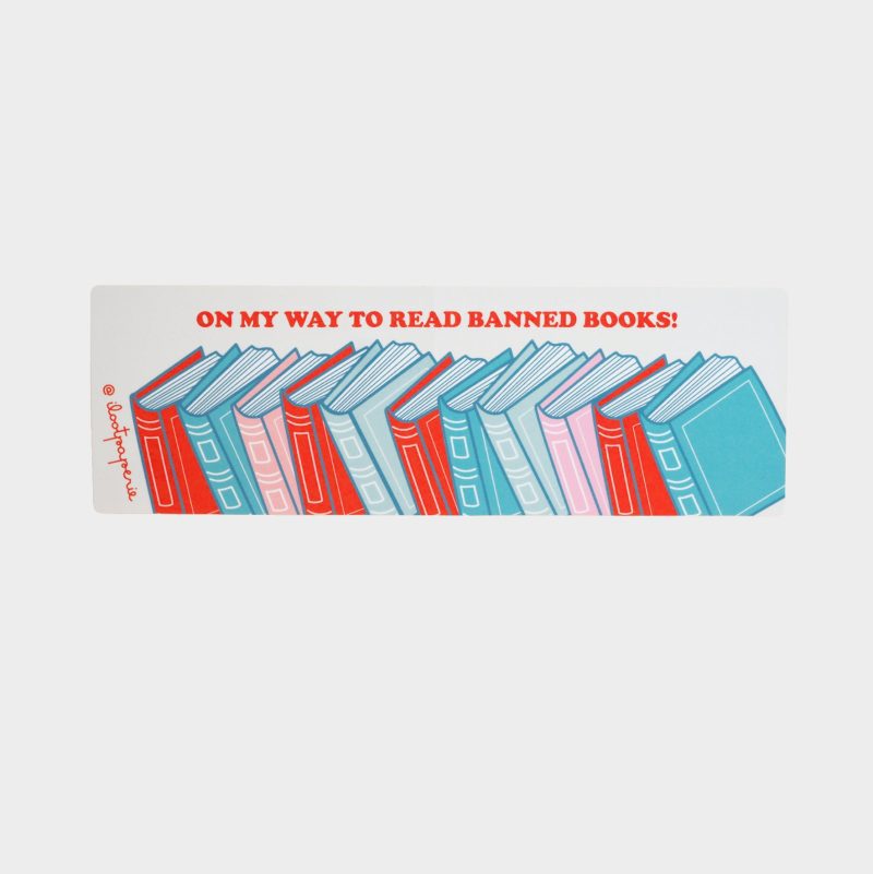 onmywaytoreadbooksbumpersticker final