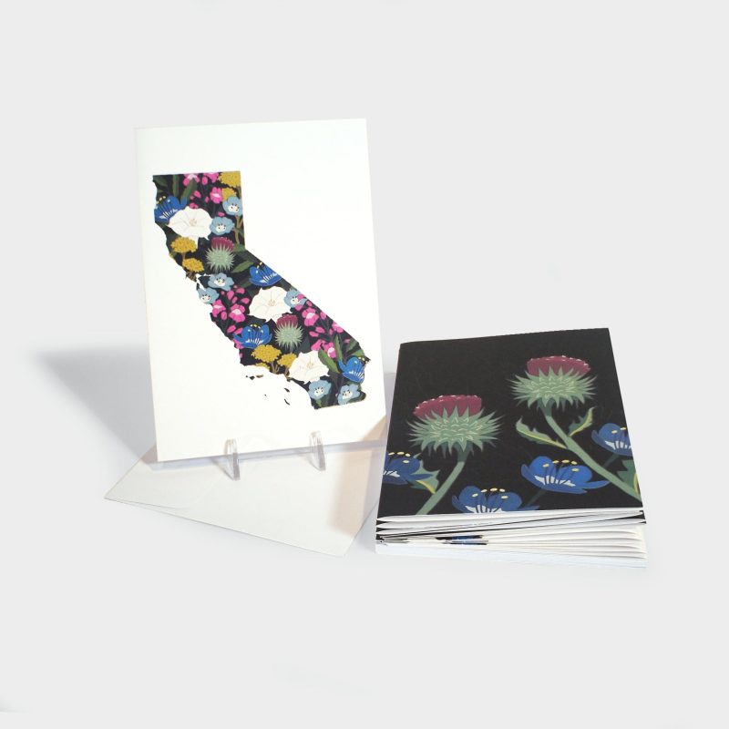 thebotanicalworldoflesleygorencalifornianativeflowersno2greetingcardset 1 final